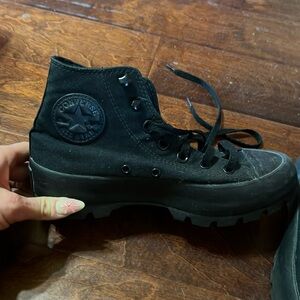 Chunky black Converse